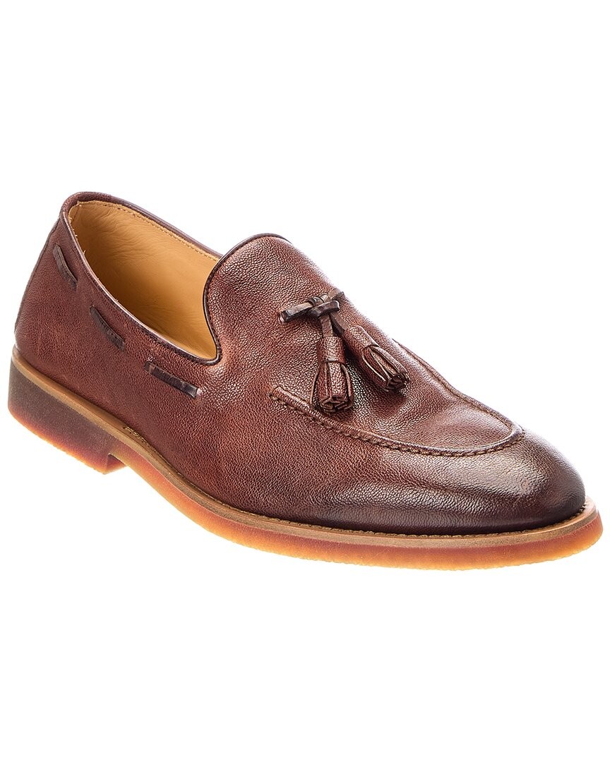 Brunello Cucinelli Leather Loafer Men's Brown 40