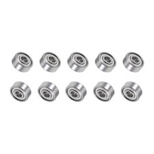 1/8"x3/8"x5/32" R2ZZ Deep Groove Ball Bearing Shielded Z2 Lever Bearings, 20pcs