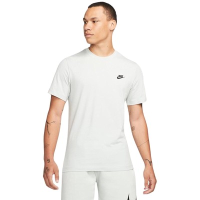 Nike Herren T-Shirt Sportswear Club Kurzarm - 034 (Grau/Schwarz)