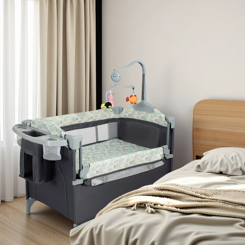 Playard, Pack and Play, Play Yard Bassinet for Baby Toddler with Changing Table - Image 2 of 4