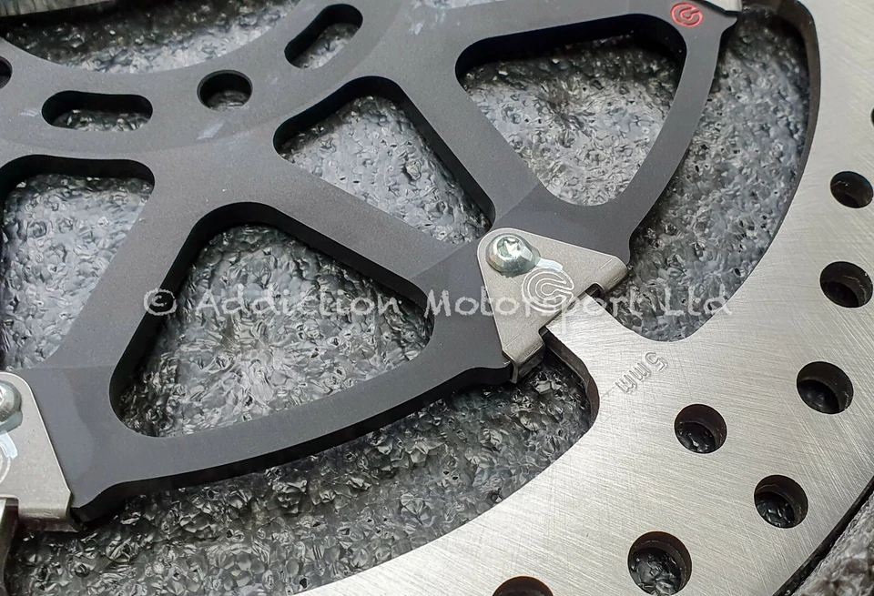 320mm Brembo T-Drive Front Brake Discs Aprilia RSV1000, R, Factory - 208A98525 - Image 3 of 3