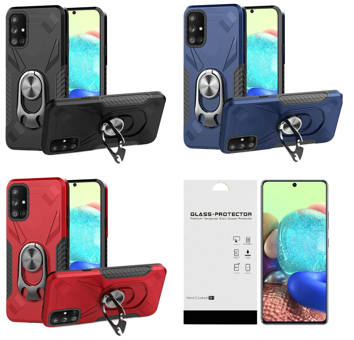 For Samsung Galaxy A71 5G SM-A716 (2020) Beer Opener w Stand Case Cover TG
