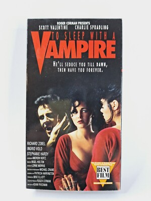 To Sleep With a Vampire (VHS, 1993) Scott Valentine Charlie Spradling 