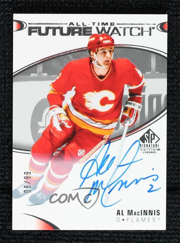 Al MacInnis autographed Hockey Card (Calgary Flames) 1990 Score #5