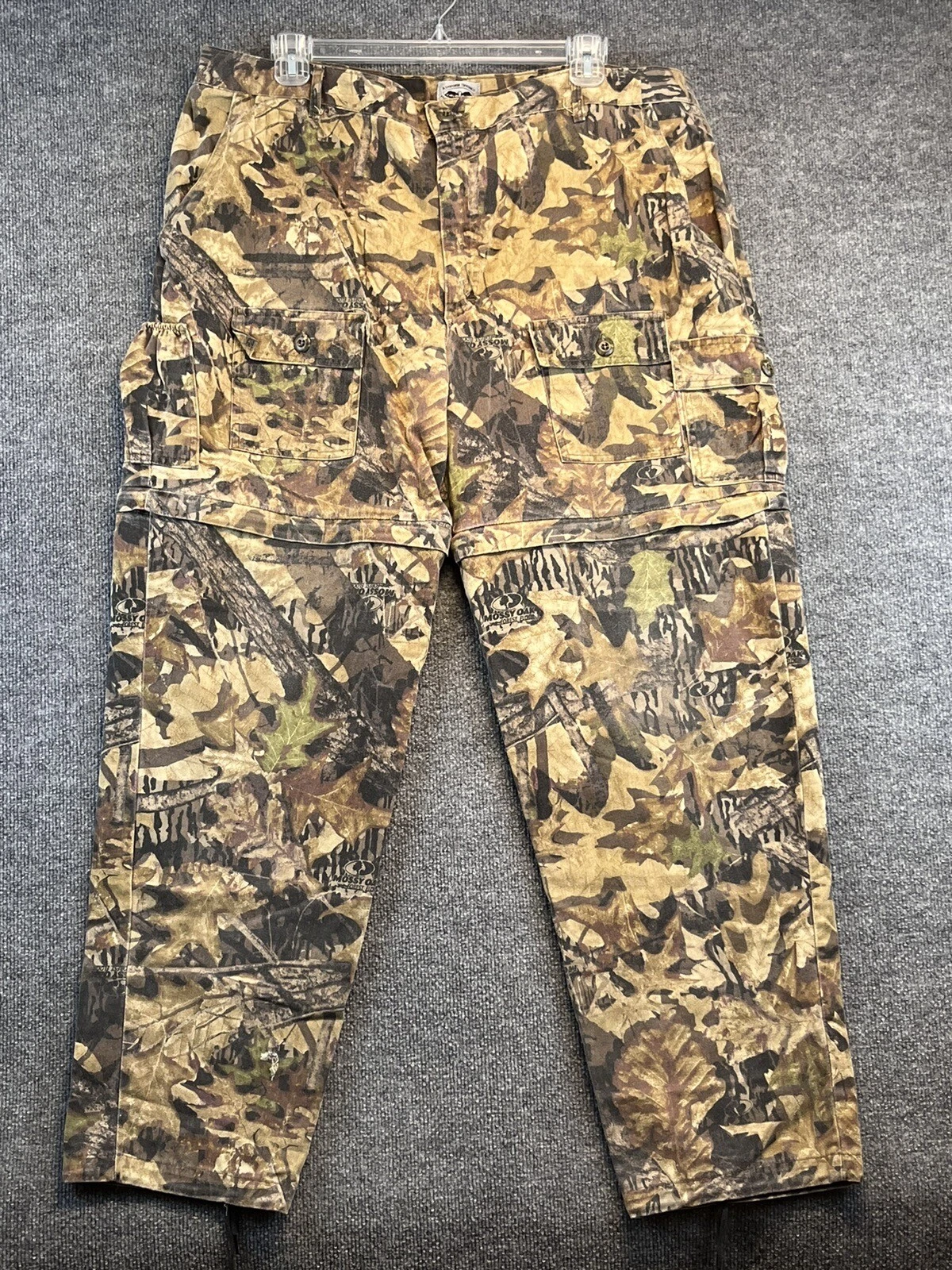 Ashford Springs Pants Men's XL Camouflage Convertible Shorts Hunting Adjustable