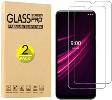 REVVL 7 Pro,REVVL 6 5G,REVVL 7 Tempered Glass Screen Protector Premium T-Mobile
