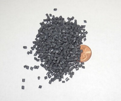 PP Plastic Pellets Polypropylene Resin Material Injection Molding Drk Gray 10 Lb