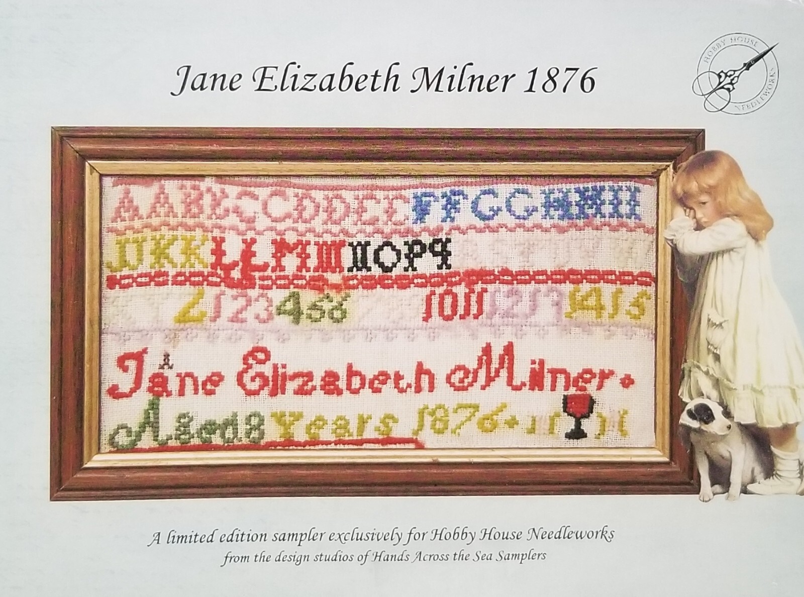 8x Cross Stitch CHART HISTORIC NEEDLEWORK GUILD/Historic SamplersZW4