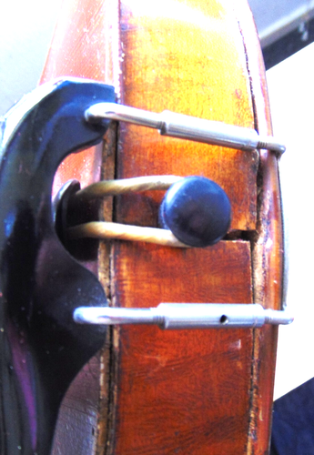 Vintage alte Geige beschriftet Modell von Stradivari Antonius Guanerius etc....dv64 - Bild 10 von 11