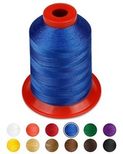 1000 Meters Blue Extra Strong Upholstery Thread Bonded Nylon for Denim