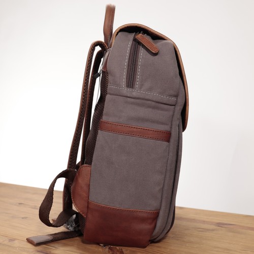 Ona Monterey Backpack Camera Bag, Smoke Waxed Canvas - Brand New - Picture 3 of 5