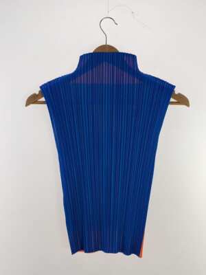 ジャケット・アウター Pleats please pleated multi color blouse Vintage Issey Miyake Pleats Please Zip Front Blouse Top