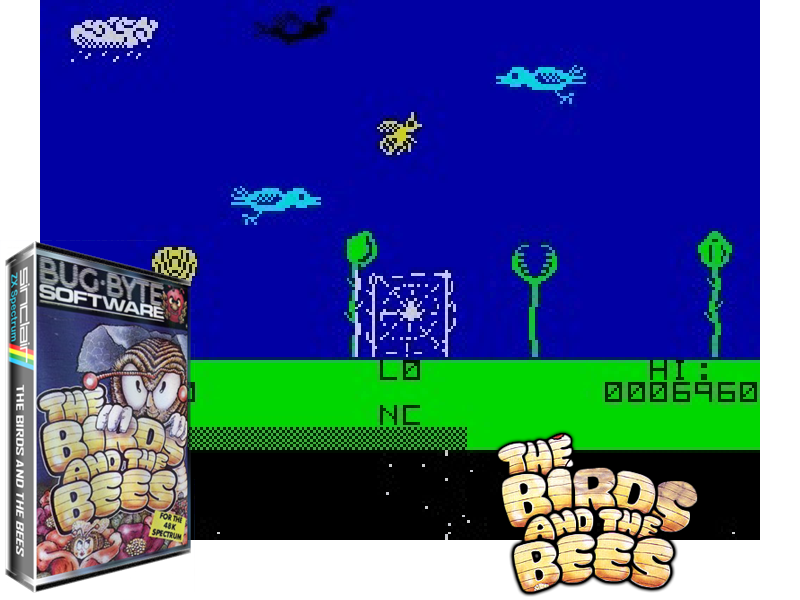 Sinclair ZX Spectrum 48K Game - THE BIRDS AND THE BEES - Bug Byte