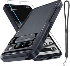 Google Pixel 8 Pro Case Military-Grade Heavy Duty Rugged Protective Cover -Black
