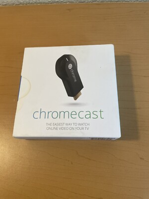 Google Chromecast (1st Generation) Streaming Media Player - H2G2-42 (Black)
