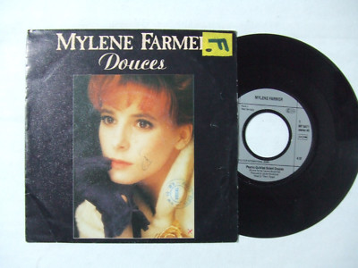 Mylene Farmer    Douces - Disco Vinile 45 Giri 7'' StampaGERMANIA 1990