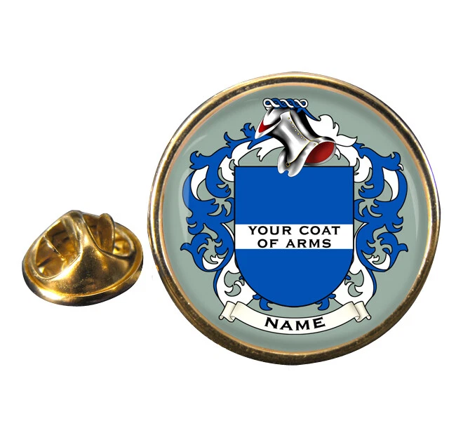 Coats of Arms Family Crests Lapel Pin Badge eBay