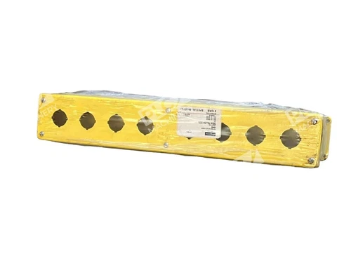 Hoffman ESPB 5 Hole Pushbutton Enclosure OSHA Yellow S075 410RB