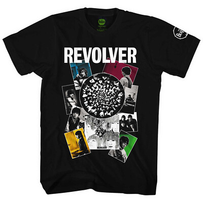 T*a様 90s Beatles Revolver Tシャツ　ビートルズ　リボル The Beatles - Revolver Montage - Black t-shirt | eBay