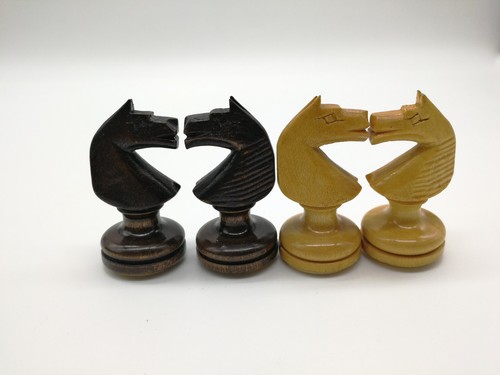 Schachfiguren Holz Alt Schachspiel Spiel Schach Figuren König 8x2,5cm - Bild 6 von 7