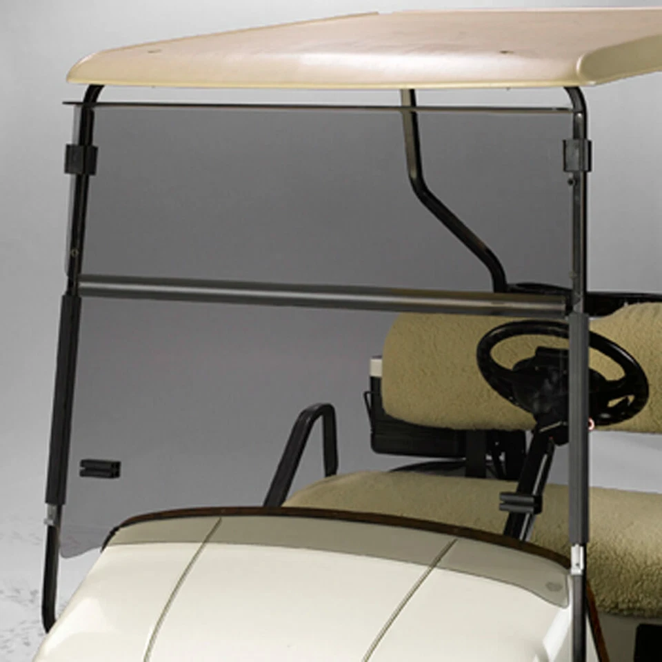REDDOT EZGO Express S6/L6 Short Top Tinted Golf Cart Folding Windshield - US Made