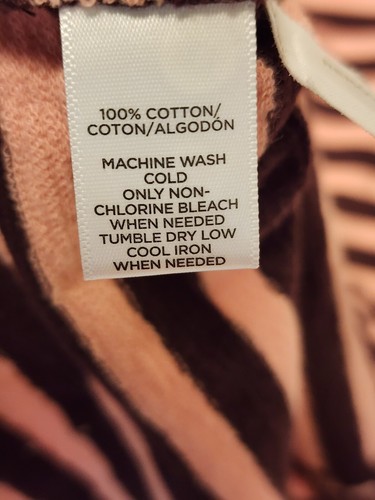 Lou And Grey Women's Crop Pink Striped Sweater Small NWT - Picture 6 of 6