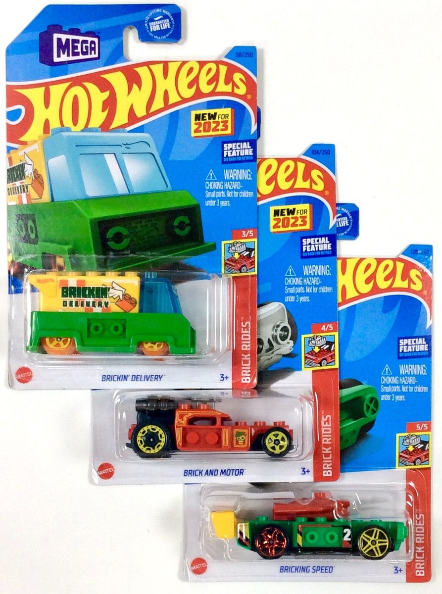 2023 Hot Wheels Bricking Speed Delivery Brick & Motor Bone