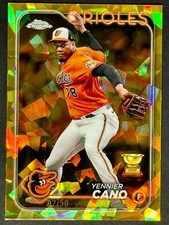 Yennier Cano GOLD SAPPHIRE /50 2024 Topps Chrome Sapphire #158