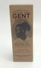 NEW The Gent Conditioning Beard Oil With Natural Extracts 1.6 fl oz English