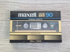 Vintage Maxell UD XL II 90 Blank Cassette Tapes High Bias Sealed Epitaxial