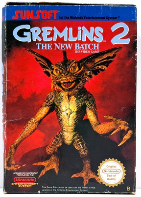 Gremlins 2: The New Batch / Nintendo NES / Englisch / 1991 / Ohne Anleitung /OVP