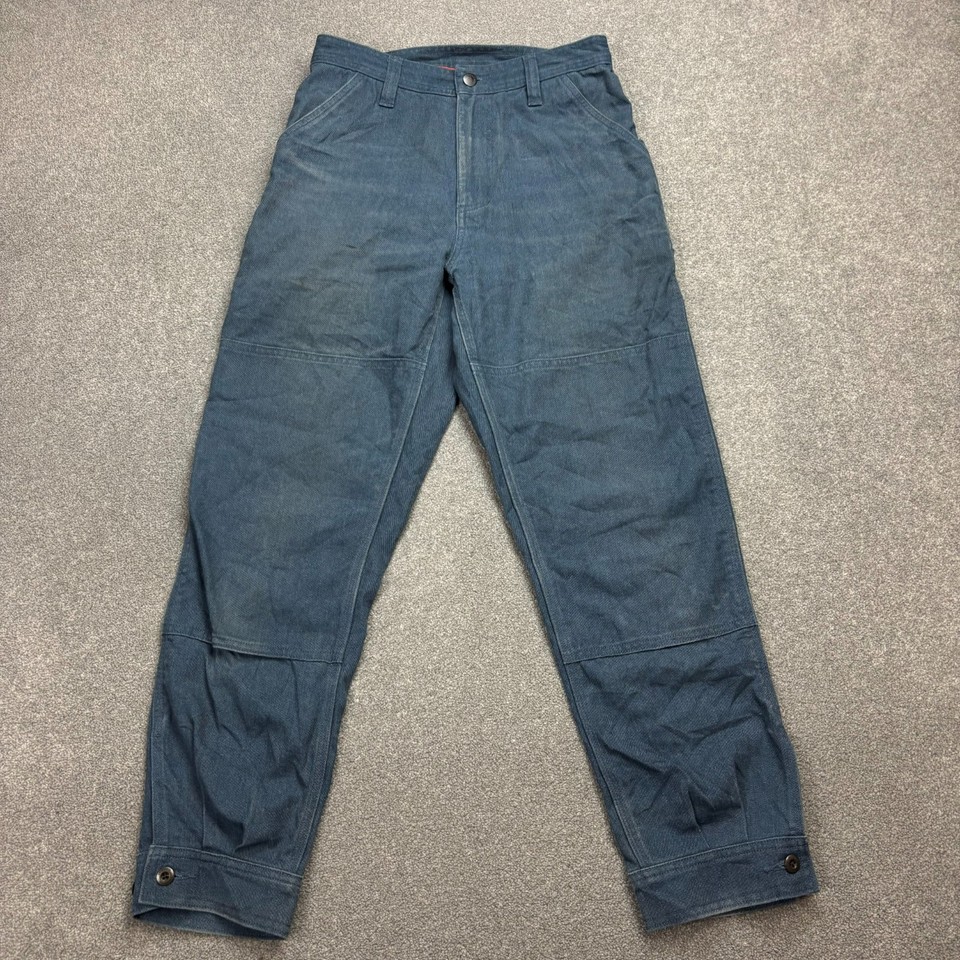 Patagonia Trousers Womens Size 4 Blue All Seasons Double Knee Hiking Canvas Lady