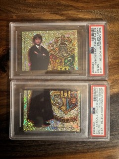 2001 PANINI HARRY POTTER PHILOSOPHER'S Stone 2 PSA Graded 126 Total Stickers