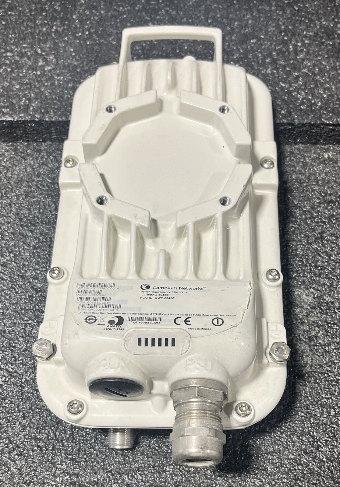Cambium C050045C001A PMP450i 5GHz Connectorized Subscriber Module 2x N/F Used
