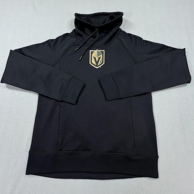 Vegas Golden Knights Sweatshirt Mens Large Black '47 Cowl Neck NHL Hockey