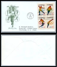 US FDC # 1695-1698 13c Olympics  Artmaster  S.Cancel 1976, 9p9940
