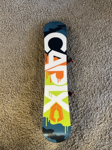 140cm Capix Snowboard With Airwalk Bindings Cool Alien Design - Picture 2 of 2
