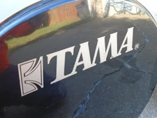 TAMA SILVER LOGO 22" BASS DRUM HEAD-VG!