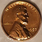 1957 Lincoln Wheat Cent Coin Proof Red