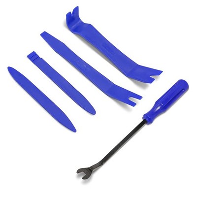 BLAU GRUN 5PCS Auto Trim Removal Tool Kit, Car Interior Door Panel Clip Blue 