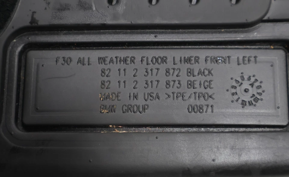 BMW 228i F44 2024 FUNDA ALFOMBRA PISO OTOÑO CLIMA ALFOMBRILLA REVESTIMIENTO FABRICANTE ORIGINAL -JUEGO DE 4- Foto 4 de 4