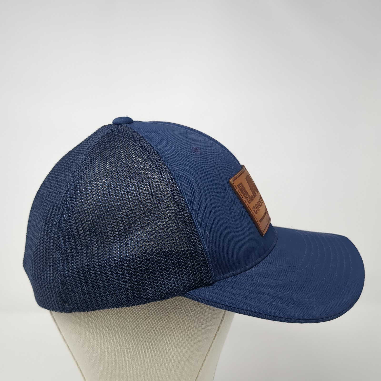 Lane Construction Inc. Leather Patch Fitted Truck… - image 5