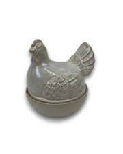 Zara Home Vorratsdose Huhn für die Küche aus Keramik Aufbewahrung aus Ton