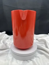 Vintage red ROSTI Mix Kande. Mepal Service. Made in Denmark.