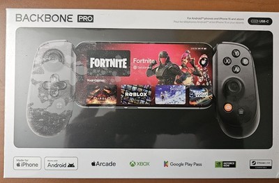 Backbone Pro Wireless Controller For Mobile & Cloud Gaming Black iPhone Sealed