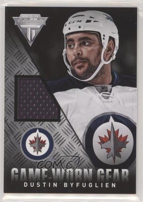 2013-14 Panini Titanium Game-Worn Gear Dustin Byfuglien #GG-DBY x7n