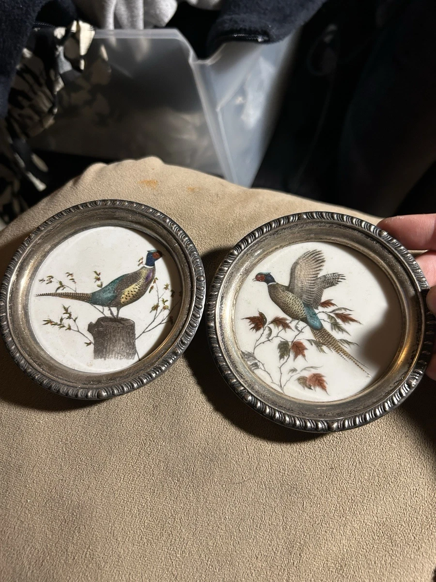 Frank M. Whiting Antique US Sterling Silver Dishes & Coasters for