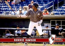 2017 Quad Cities River Bandits SGA Grandstand #9 Ronnie Dawson Grove City Ohio