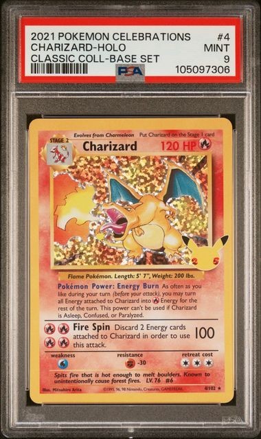 Charizard 4/102 Celebrations: Classic Collection Holo for sale
