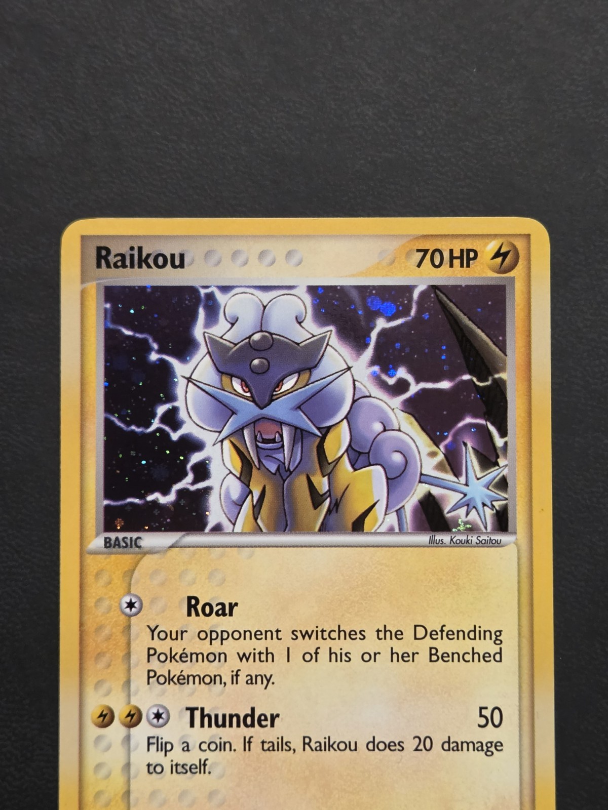 The Pokemon Company Pokemon TCG Raikou POP Series 2 003/017 Holo Rare 70 HP